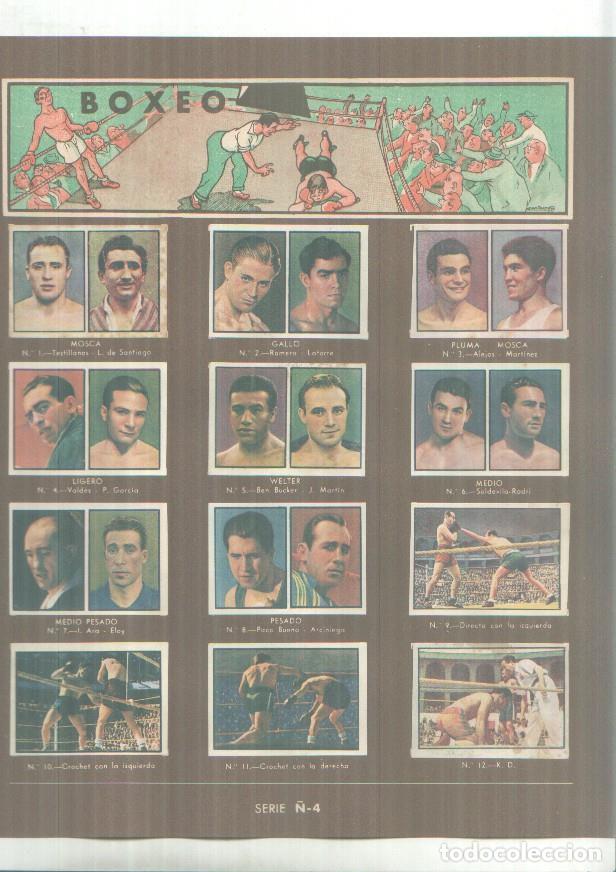Coleccionismo deportivo: Cromos: Gallina Blanca: Boxeo + Natacion -