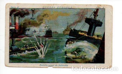 Sports collectibles: V49449: Cromo Chocolate Angelical. La Guerra Europea Serie B n&ordm; 4 - NULL