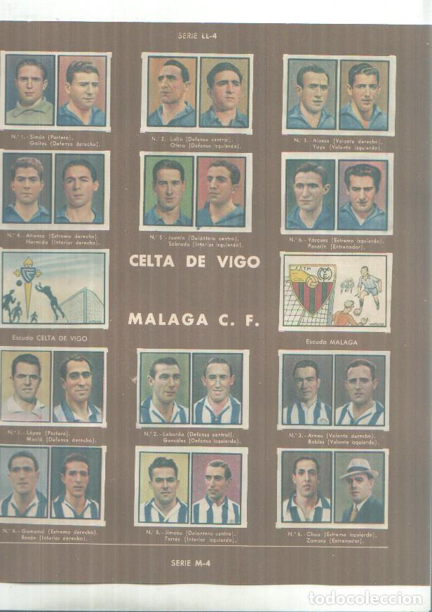 Coleccionismo deportivo: Cromos: Gallina Blanca: Celta de Vigo + Malaga C.F + Atletistmo -