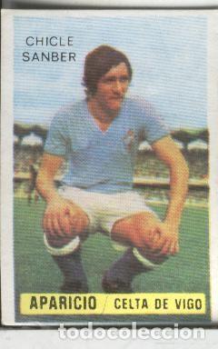Collezionismo sportivo: Cromos: Chicle Sanber: liga 74-75: Aparicio del Celta de Vigo - Varios