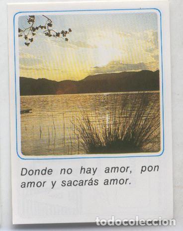 Collectionnisme sportif: Cromos: Mensajes de Alegria numerado 34 - Varios