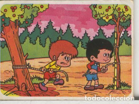 Colecionismo desportivo: Cromos: Juego de refranes numero 40: Un arbol peque&ntilde;o es facil de enderezar - Varios