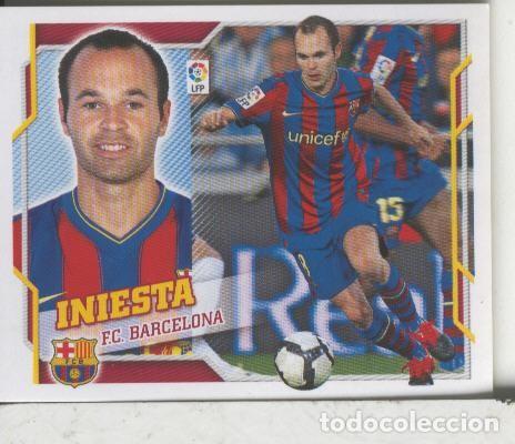 Colecionismo desportivo: Cromos: Liga 2010-2011: FC Barcelona: Iniesta - Varios