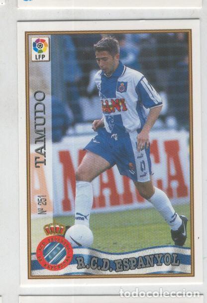 Coleccionismo deportivo: Cromo Liga 97/98: R.C.D.Espanyol numero 251: Tamudo - Varios