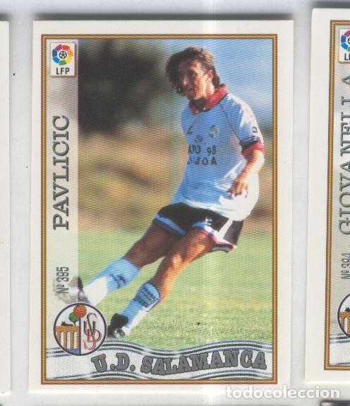 Coleccionismo deportivo: Cromo Liga 97/98: U.D.Salamanca numero 395: Pavlicic - Varios