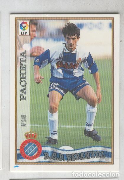 Coleccionismo deportivo: Cromo Liga 97/98: R.C.D.Espanyol numero 246: Pacheta - Varios