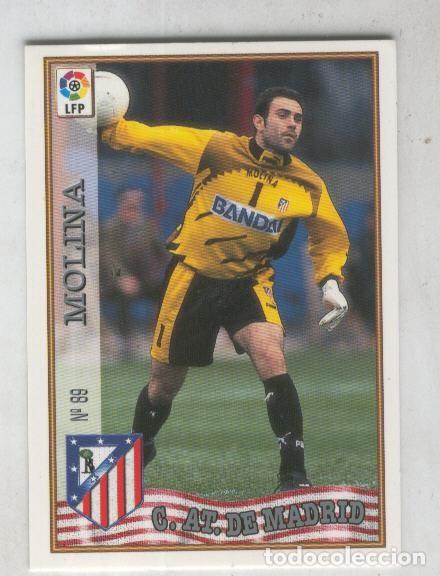 Sammelleidenschaft Sport: Cromo Liga 97/98: C.At.de Madrid numero 089: Molina - Varios