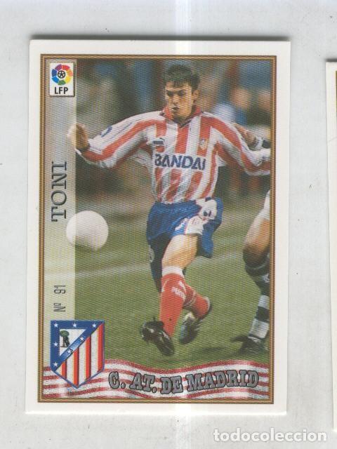 Sammelleidenschaft Sport: Cromo Liga 97/98: C.At.de Madrid numero 091: Toni - Varios