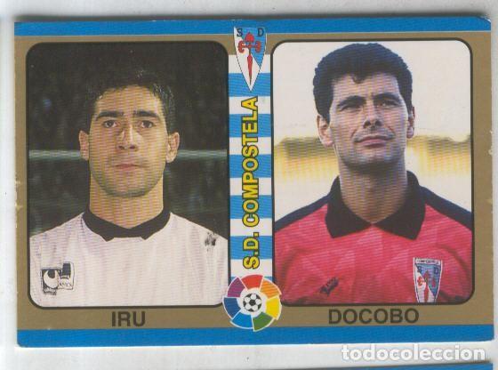 Sammelleidenschaft Sport: Cromos: Futbol Total Liga 95: S.D.Compostela. numero 172: Iru y Docobo - Varios