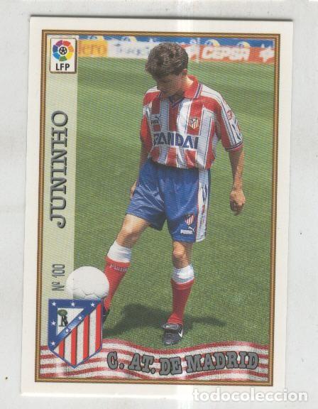 Coleccionismo deportivo: Cromo Liga 97/98: C.At.de Madrid numero 100: Juninho - Varios