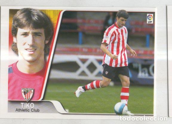 Coleccionismo deportivo: Cromo Liga 2007-2008: Athletic Club numero 302: Tiko - Varios