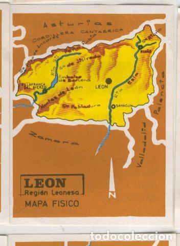 Colecionismo desportivo: Las provincias de Espa&ntilde;a cromo numero 078: Leon - Varios