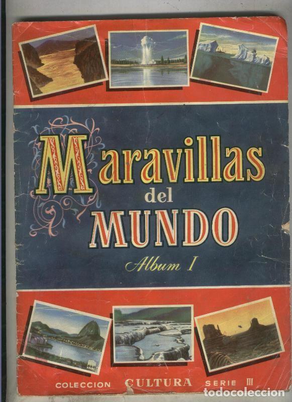 Coleccionismo deportivo: Album de Cromos: Maravillas del Mundo album 1 y 2 - Miguel Conde