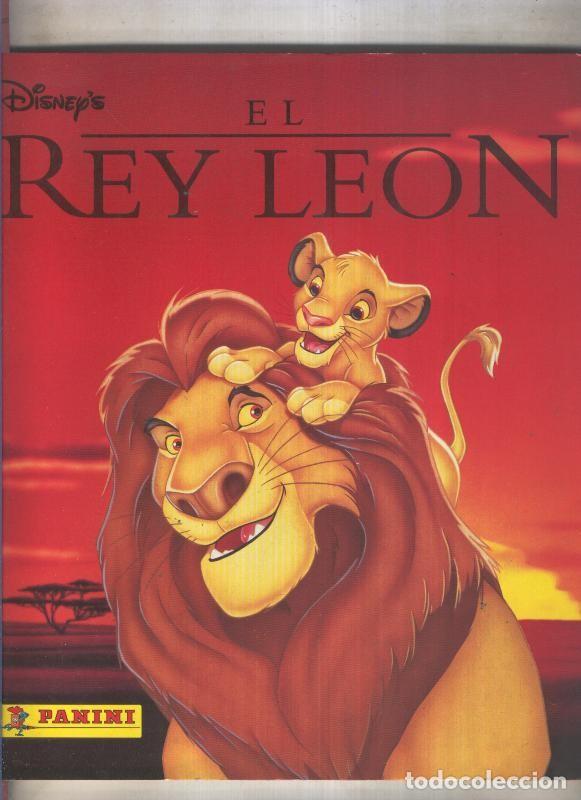 Sammelleidenschaft Sport: Album de Cromos: El Rey Leon (numerado 3 en interior cubierta) - Walt Disneys