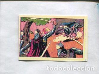 Sports collectibles: Facsimil: Cromo El Guerrero del Antifaz serie 3: La Marquesita de Pe&ntilde;arrosa numero 34 - Manuel Gago