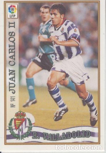 Colecionismo desportivo: Cromo Liga 97/98: Real Valladolid numero 141: Juan Carlos II - Varios