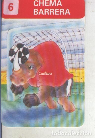 Colecionismo desportivo: Cromos Los Zoolimpicos de Tostarica de Cuetara numero 06: Chema barrera - Varios