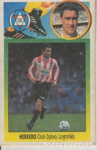 Collectionnisme sportif: Cromo Liga 93/94: Herrero del Club Dptvo. Logro&ntilde;es - Varios