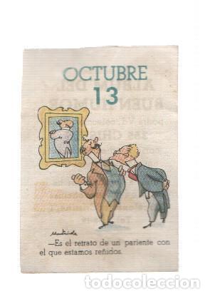 Sammelleidenschaft Sport: Cromo: album del buen humor de la firma Potax : 13 de octubre, dibujo de Munta&ntilde;ola