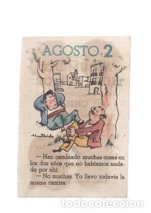 Sammelleidenschaft Sport: Cromo: album del buen humor de la firma Potax : 02 de agosto, dibujo de Munta&ntilde;ola