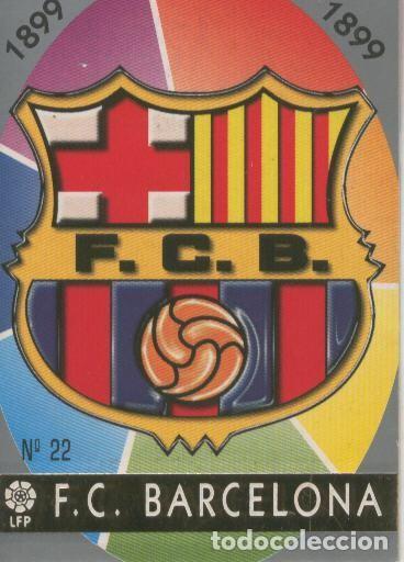 Collectionnisme sportif: Cromo Liga 97/98: F.C.Barcelona numero 022: Escudo - Varios