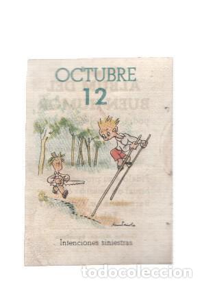 Collectionnisme sportif: Cromo: album del buen humor de la firma Potax : 12 de octubre, dibujo de Munta&ntilde;ola