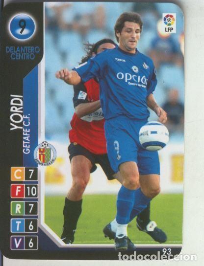 Colecionismo desportivo: Derby Total 2004-2005: Getafe C.F. numero 09: Yordi - Varios