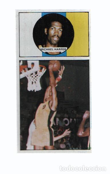 Coleccionismo deportivo: Cromo: Baloncesto 1986-1987: numero 88: Michael Harper del Canarias