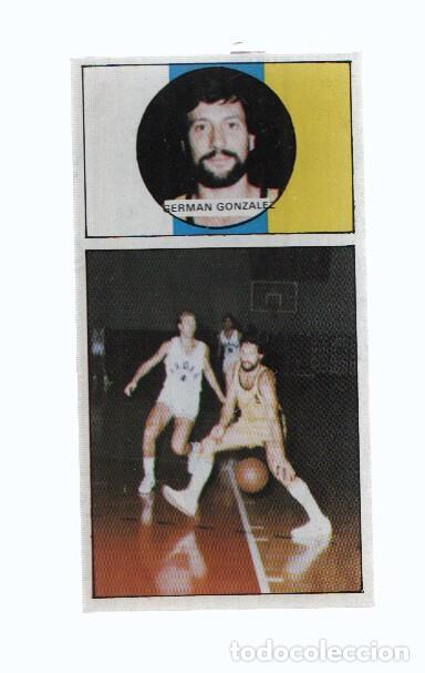 Collectionnisme sportif: Cromo: Baloncesto 1986-1987: numero 87: German Gonzalez del Canarias