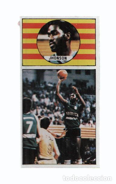 Collectionnisme sportif: Cromo: Baloncesto 1986-1987: numero 95: Reginald Jhonson del Juventud de Badalona
