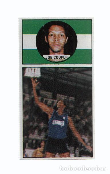 Collectionnisme sportif: Cromo: Baloncesto 1986-1987: numero 135: Joe Cooper del Oximesa