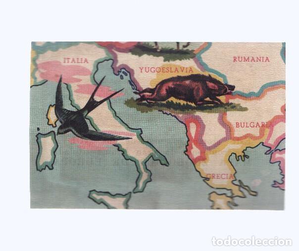 Collectionnisme sportif: Cromos: de la Selva Misteriosa a los abismos del mar: numero 028: Mapa zoologico de Europa, parte