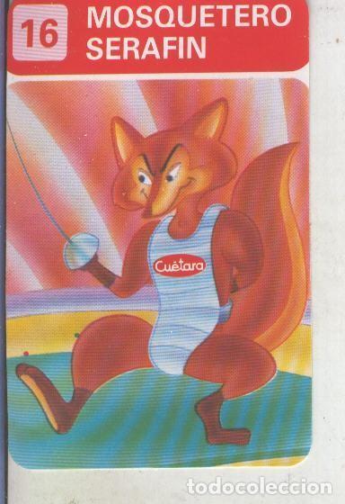 Coleccionismo deportivo: Cromos Los Zoolimpicos de Tostarica de Cuetara numero 16: Mosquetero Serafin - Varios