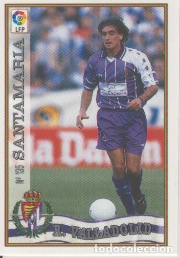 Coleccionismo deportivo: Cromo Liga 97/98: Real Valladolid numero 135: Santamaria - Varios