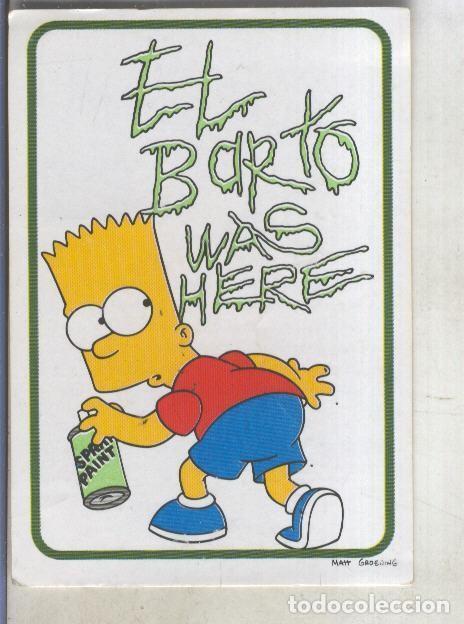 Coleccionismo deportivo: Cromo numero 060 de The Simpsons la coleccion de cromos de Springfield - Varios