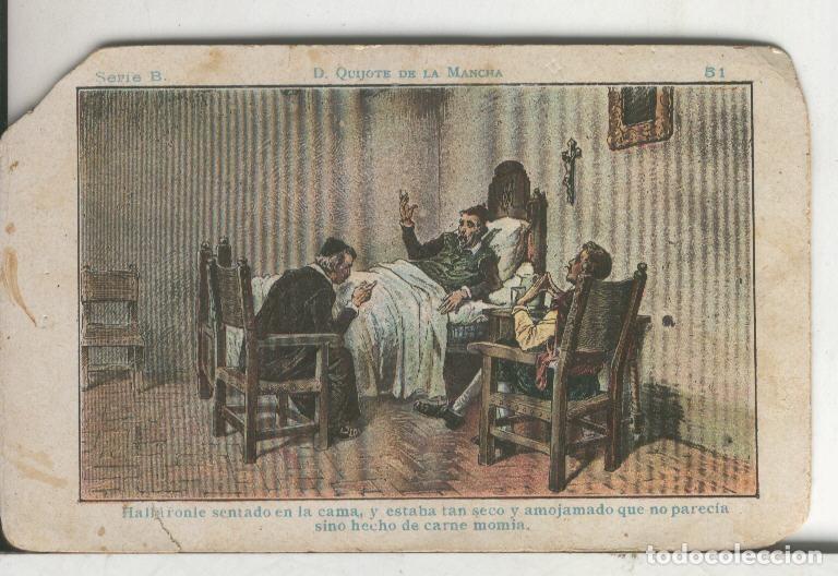 Collezionismo sportivo: Chocolate Amatller cromo Don Quijote numero 051 - Varios