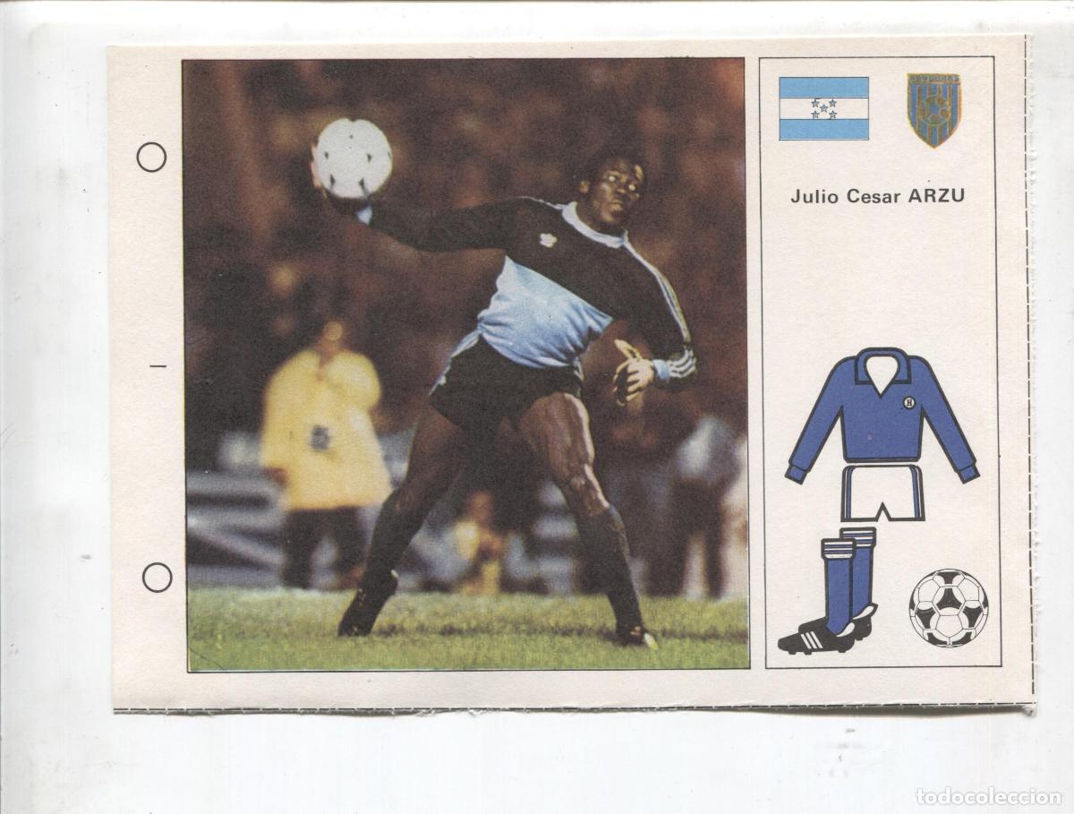 Coleccionismo deportivo: Estrellas del Mundial 82 numero 074: Julio Cesar Arzu de Honduras - Varios