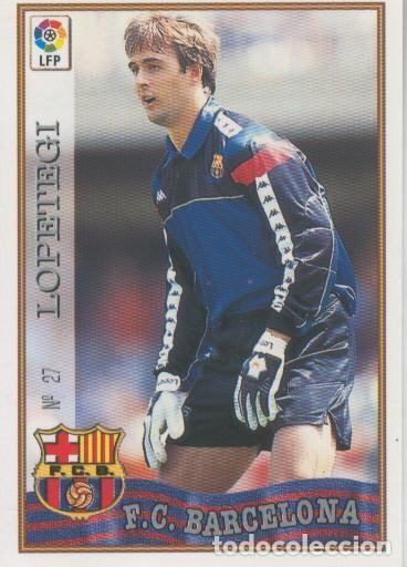 Sports collectibles: Cromo Liga 97/98: F.C.Barcelona numero 027: Lopetegi - Varios