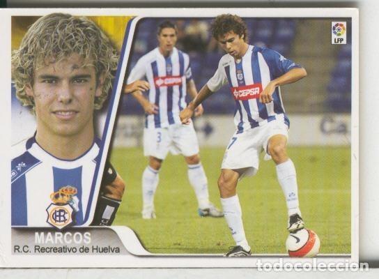 Collezionismo sportivo: Cromos: Liga 2007-2008: Recretativo Huelva numero 143: Marcos - Varios