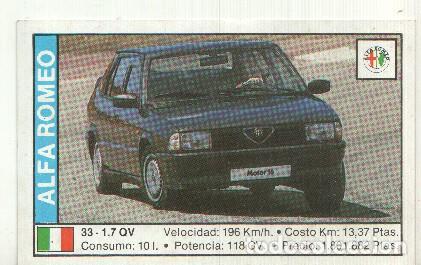 Collectionnisme sportif: CROMO numero 002: Alfa Romeo 33 - Varios