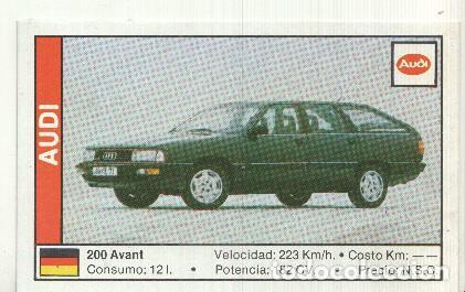 Collectionnisme sportif: CROMO numero 013: Audi 200 Avant - Varios