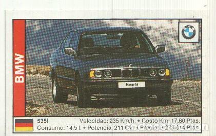 Collectionnisme sportif: CROMO numero 025: BMW 535i - Varios