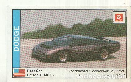 Collectionnisme sportif: CROMO numero 042: DODGE PACE CAR - Varios