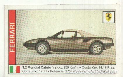 Sports collectibles: CROMO numero 046: FERRARI 3.2. MONDIAL CABRIO - Varios