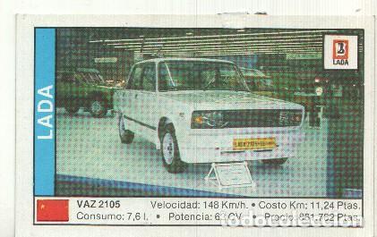Sports collectibles: CROMO numero 074: LADA VAZ 2105 - Varios
