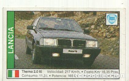 Sports collectibles: CROMO numero 080: LANCIA THEMA 2.OIE TURBO - Varios