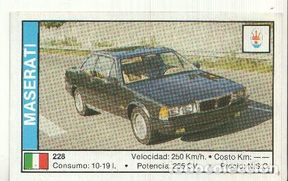 Sports collectibles: CROMO numero 087: MASERATI 228 - Varios