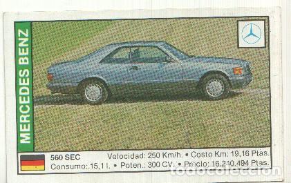Sports collectibles: CROMO numero 097: MERCEDES 560 SEC - Varios
