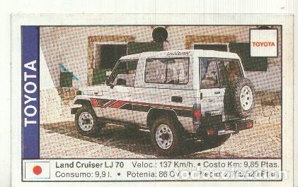 Collectionnisme sportif: CROMO numero 167: TOYOTA LAND CRUISER LJ70 - Varios