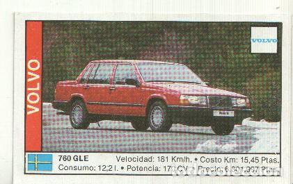 Collectionnisme sportif: CROMO numero 179: VOLVO 760 GLE - Varios